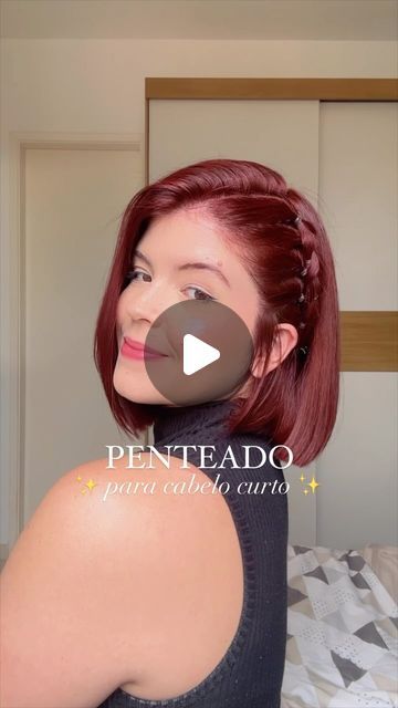 Edc Hairstyles Short Hair, Sleek Hairstyles Short Hair, Media Cola, Penteado Cabelo Curto, Short Hairstyles For Women, Rapunzel, Easy Hairstyles, Womens Hairstyles, Short Hair Styles