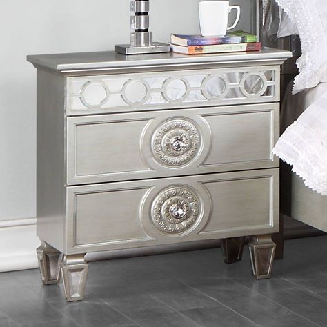 Silver painted furniture