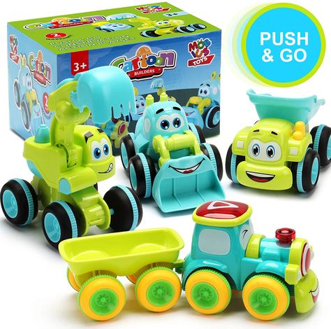 Cartoon Construction, Cars Cartoon, Toddler Boy Toys, Baby Boy Toys, Kids Toys For Boys, Construction Trucks, Construction Vehicle, Go Car, Boys Toys