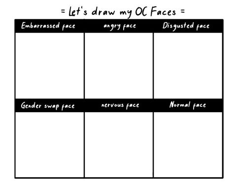 Expression Meme Drawing Template, Draw Your Oc Like This Challenges, Draw Your Oc In This Meme, Put This Face On Your Oc, Draw Your Oc With This Face, Draw Your Oc Template, Oc Meme Drawing Template, Draw Your Oc In This Pose, Oc Ref Sheet Template