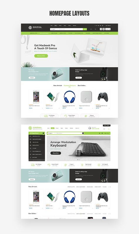 Website Design Electronics, Shopify Store Ideas, Full Website Design, Electronic Website Design, Our Products Page Design, E Commerce Product Page, Product Listing Page Design, Product Detail Page Design, Electronic Product Design