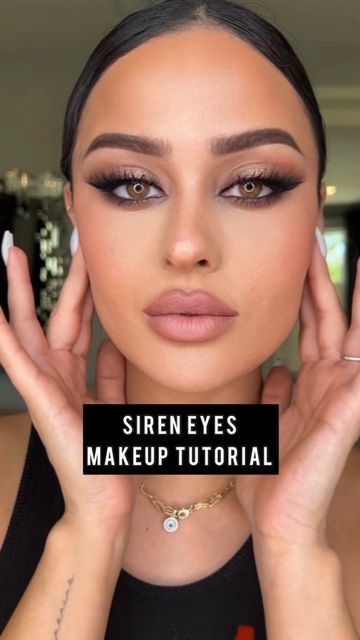 Make Up With Black Dress Makeup, Eyeshadow With Black Outfit, Make Up Ideas For A Black Dress, Round Eye Smokey Eye, Make Up For Black Tie Event, Makeup For Night Club, Makeup Looks Daytime, Going Out Make Up Looks Night Eye Makeup, Black Dress Makeup Tutorial Step By Step