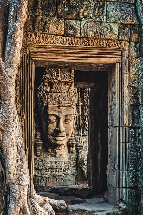 "Discover the grandeur of Angkor Wat! 🏰🌿 Explore this magnificent temple complex, a symbol of Cambodia’s rich cultural heritage. ✨ #AngkorWat #Cambodia #AncientTemples" Ta Prohm, Angkor Wat Cambodia, Angkor Wat Temple, Cambodia Travel, Mysterious Places, Ancient Temples, Angkor Wat, A Symbol, Art Inspiration Painting