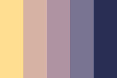 Moon Color Palette, Colour Pallettes, Moon Color, Palette Wall, Flat Color Palette, Palette Challenge, Purple Moon, Cool Color Palette, Hex Color Palette