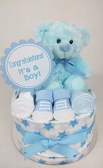 Congratulations Its A Boy, Torturi Baby Shower, Baby Nappy Cakes, Pamper Cake, Baby Shower Hamper, Cake For Baby, Baby Bouquet, Baby Shower Gift Box, Diaper Gifts