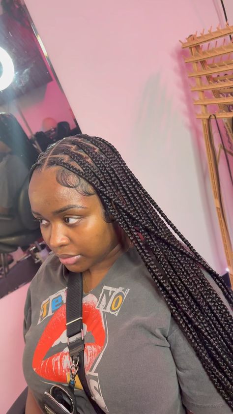 😍😍large boho knotless… | Instagram Braids Knotless, Boho Knotless, Hairstyles Wigs, Feed In Braids Hairstyles, Cute Braided Hairstyles, Box Braids Hairstyles For Black Women, Braided Cornrow Hairstyles, Cute Box Braids Hairstyles, Braids Hairstyles Pictures