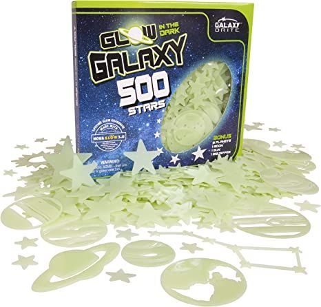 Glow in The Dark Stars for Ceiling, 500-Count, Largest Ceiling Glow Stars Assortment; Includes Bonuses; Jumbo Sun (Supernova), All 9 Planets, Bonus Moon and Entire Big Dipper Constellation Star Puns, Big Dipper Constellation, Dipper Constellation, Glow In The Dark Stars, 9 Planets, Dark Galaxy, Dark Stars, Star Wall Decals, Glow Stars