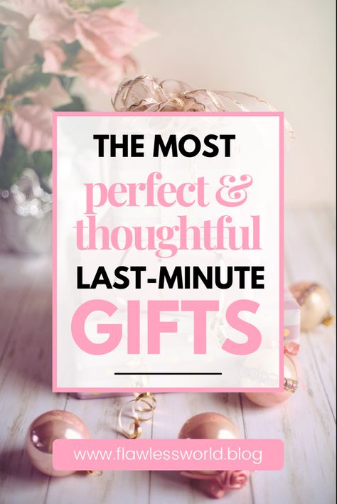 Perfect and thoughtful last-minute gift ideas for everyone on your list Mil Bday Gift, Small Bday Gifts For Friends, Last Min Birthday Gift Ideas, Last Minute 40th Birthday Gifts, Last Minute Friend Gifts, Last Minute Best Friend Birthday Gifts, Last Minute Bday Gifts Friends, Last Minute Bday Gifts, Small Bday Gifts