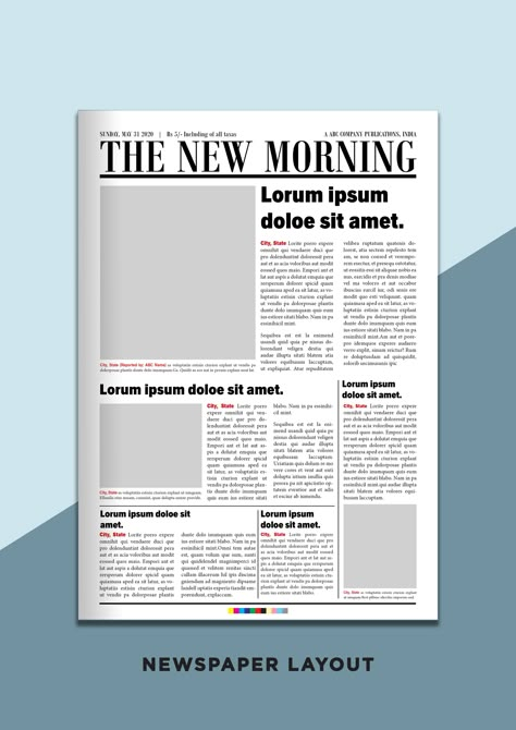 Newspaper Cover Design on Behance Blackmail Newspaper Format, Newspaper Cover Design, Paper Layout Design, Newspaper Article Template, Newspaper Template Design, Newspaper Format, Newspaper Design Layout, School Newspaper, Indesign Layout