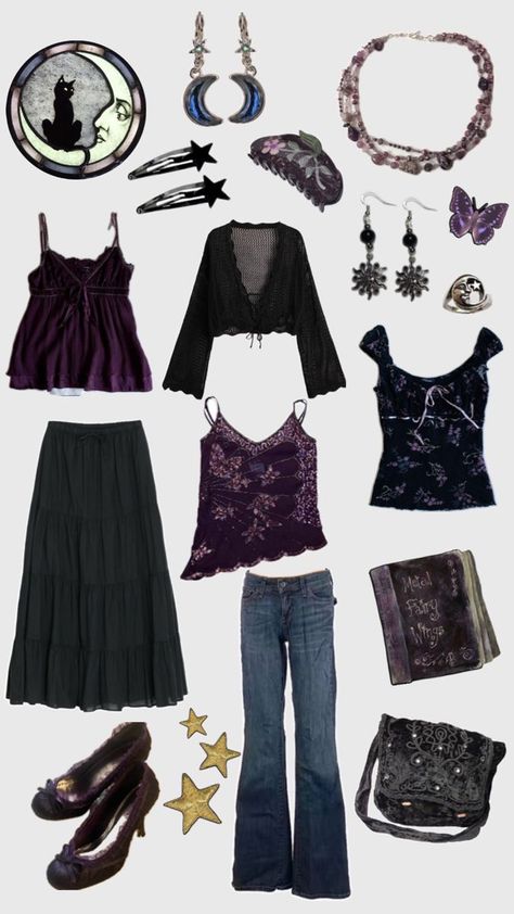 Whimsigoth Fashion, Fashion Purple, Whimsical Fashion, Swaggy Outfits, Mode Inspo, Goth Outfits, Alternative Outfits, Really Cute Outfits, Clothes And Accessories