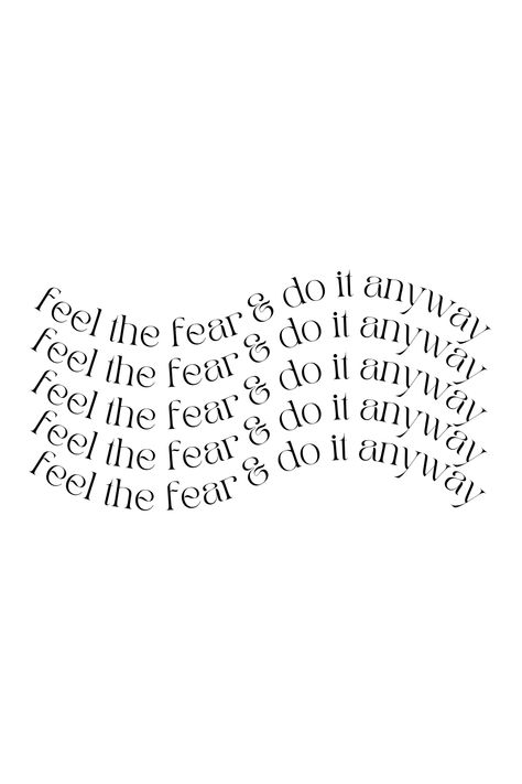 Today's post features the empowering quote, "Feel the fear and do it anyway," serving as a reminder to push past your fears and step into the realm of bravery and growth. Let this powerful mantra inspire you to embrace discomfort, face challenges head-on, and take courageous actions towards your dreams. With every leap of faith, you'll discover newfound strength and resilience. Embrace the unknown, conquer your fears, and unlock a world of endless possibilities. Quotes About Discomfort And Growth, Take A Leap Quotes, Feel Fear And Do It Anyway, Imperfect Action Quote, Embrace Challenges Quotes, Fear Quotes Aesthetic, Taking A Leap Quotes, Facing Fears Quote, Embrace The Unknown Quote