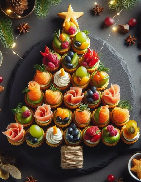 Get ready to dazzle your guests this holiday season with a collection of 25 creative Christmas starters that are sure to impress. From festive appetizers to delightful finger foods, these ideas will add a touch of magic to your holiday gatherings. Perfect for any Christmas party or family dinner, these starters are not only delicious but also beautifully presented. Whether you're a seasoned chef or a kitchen novice, you'll find inspiration to kick off your celebrations in style. Christmas Starters, Recipes By Ingredients, Super Ideas, Ingredients Recipes, Pantry, Collage, Christmas, Pins