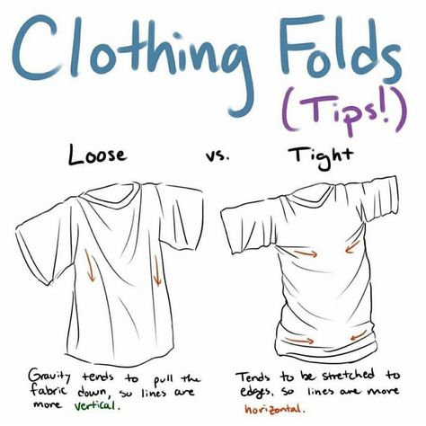 Clothing Folds, Sketches Tutorial, Anime Drawings Tutorials, Drawing Clothes, Art Tutorial, 영감을 주는 캐릭터, Art Tutorials Drawing, Sketchbook Art Inspiration, Digital Art Tutorial