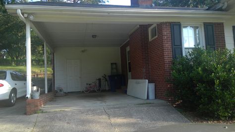 Carport Turned Into Living Space, Carport Turned Into Garage, Making A Carport Into A Room, Carport Bedroom Conversion, Enclose Carport Ideas, Carport To Sunroom Conversion, Carport Into Bedroom Master Suite, Turning Carport Into Bedroom, Enclosed Carport Ideas Bedrooms