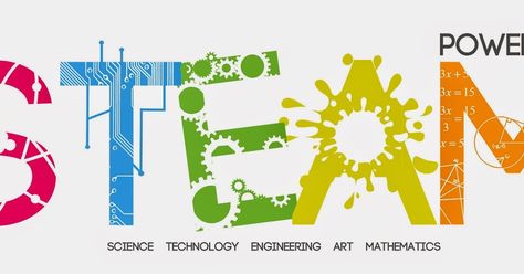 Last week, we hosted our first ever STEAM Night.  What is STEAM? STEAM stands for Science, Technology, Engineering, Arts and Math.   ... Stem Family Night, Stem Logo, Steam Night, School Mural Ideas, Steam Logo, Stem Night, Steam Classroom, Steam Lab, Stem Camp