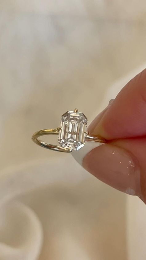 Sofia Kaman, Cute Engagement Rings, Future Engagement Rings, Dream Engagement, Emerald Cut Diamond, Dream Engagement Rings, Beautiful Engagement Rings, Engagement Ring Cuts, Dress Rings