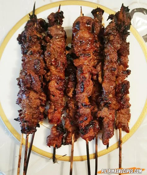 Filipino Pork Barbecue Recipe, Filipino Bbq, Phillipino Food, Barbeque Pork, Pork Barbecue, Barbecue Recipe, Barbeque Recipes, Filipino Food Recipes, Pork Bbq