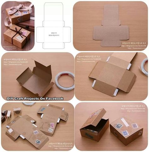 Paper Box Diy, Paper Box Template, Box Pattern, Pattern Wedding, Gift Box Template, Origami Box, Diy Bracelets Easy, Box Patterns, How To Make Box