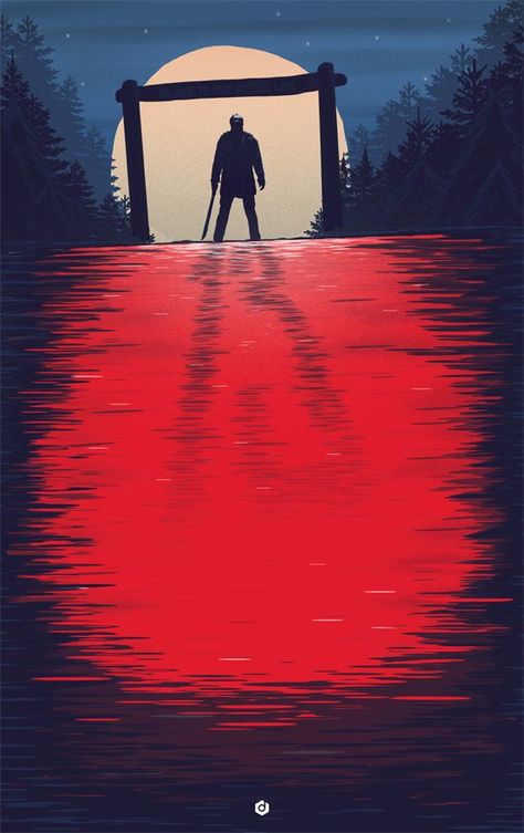 13 Friday The 13th Poster, Jason Voorhees Friday The 13th, Alt Posters, Friday The 13th Jason, Jason Vorhees, The Creeper, Friday 13th, Slasher Movies, Horror Artwork