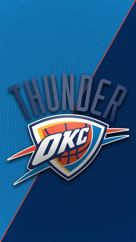 Thunder Wallpaper, Oklahoma City Thunder Logo, Okc Thunder Basketball, Thunder Strike, Thunder Nba, Thunder Basketball, Team Wallpaper, Okc Thunder, Nba Wallpapers