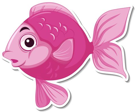 Sea Animal Cartoon, Fish Doodle, Doodle Wallpaper, Fish Meals, Fish Eyes, How To Draw Cute, Fish Clipart, Clip Art Library, Draw Cute