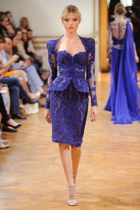 Zuhair Murad Haute Couture, Toronto Fashion, Elegant Attire, فستان سهرة, Zuhair Murad, Celebrity Dresses, Couture Dresses, Blue Dress, Couture Fashion