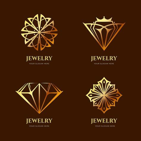 Jewelry Business Logo, Art Business Logo, Ruby Logo, Jewelry Brand Logo, Candle Logo Design, Golden Gradient, Create A Business Logo, Jewel Logo, Business Logo Ideas