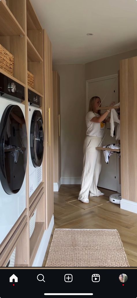 Laundry
HOMES by HOVEN on Instagram: "Dream laundry, brought to life // As a family with two kiddies, we spend quite a bit of time in this room throughout week, so designing a space that had the flow and functions we needed to make it as seamless of a process as possible was key 🧺

#HBH_TheSanctuary

…
#laundry #laundrydesign #laundryfunction #homebuild #homeinspiration #homedesign #washingroom #dreamlaundry #laundryroom #laundryday #laundryhacks #laundryroomdecor #homesbyhoven #homehacks"
￼
￼
￼
￼
￼
ABI Interiors on Instagram: "Step inside this fully functional Hamptons-style laundry!⁠
⁠
What’s your favourite part of this space?⁠

⁠
Project and build by: @homesbyhoven⁠
Styling by: @designelevenco⁠
Tiles by: @threeballsred⁠
📹 by: @abiinteriors"
￼
￼
￼
￼
￼
￼
￼
￼
￼
￼
￼
￼
￼
￼
Village Handcraf Laundry Room Wood Floor, French Laundry Room, Hamptons Style Laundry, Laundry Room Pedestal, Hallway Laundry, Abi Interiors, House Laundry Room, Rustic Transitional, Pantry Laundry Room