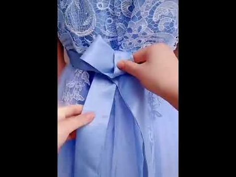 Cara Mengikat Pita Baju #shorts #pinterest - YouTube Cara Mengikat Pita Kado, Tie Clothes, Renda Kebaya, Anna Campbell Wedding Dress, Fashion Education, Mode Dress, Ikat Dress, Diy Clothes And Shoes, Christmas Origami