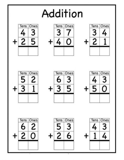 Mathematics Addition Worksheet, 2 Digit Addition Worksheets For Grade 1, Addition Worksheets For Class 1, Math Worksheet Class 1, Adding Two Digit Numbers First Grade, Double Addition Worksheet, Addition Worksheets 2 Digit, Addition Two Digits Worksheet, Addition For Grade 2 Activities