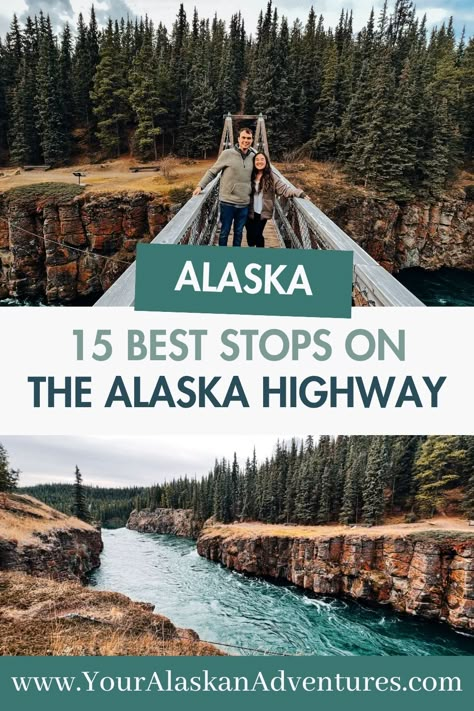 15 Road Side Attractions Not to Miss on the Alaska Highway - YOUR ALASKAN ADVENTURES Delta Junction Alaska, Alcan Highway, Alaska Summer, Moving To Alaska, Alaska Road Trip, Alaska Highway, Alaska The Last Frontier, North To Alaska, Alaska Vacation