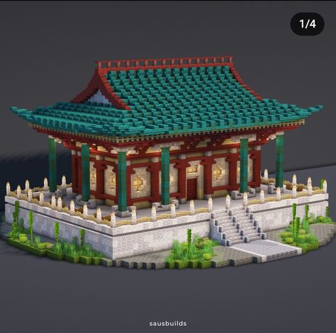 Korean Minecraft House, Minecraft Moat, Minecraft Sky Island Ideas, Minecraft Japanese Wall Designs, Chinese House Minecraft, Minecraft Japanese Architecture, Japanese Style Minecraft House Tutorial, Japanese Style House Minecraft, Minecraft Pagoda