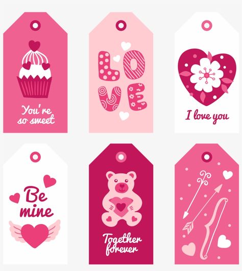 Diy Valentines Gift, Valentines Day Gift Tags, Diy Valentines Gifts For Him, Tag Png, St Valentines Day, Valentine Svg Files, February Crafts, Printable Valentines Day Cards, Diy Valentine's Day Decorations