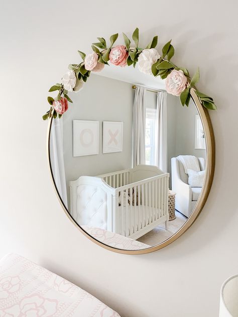 Elegant baby girl nursery