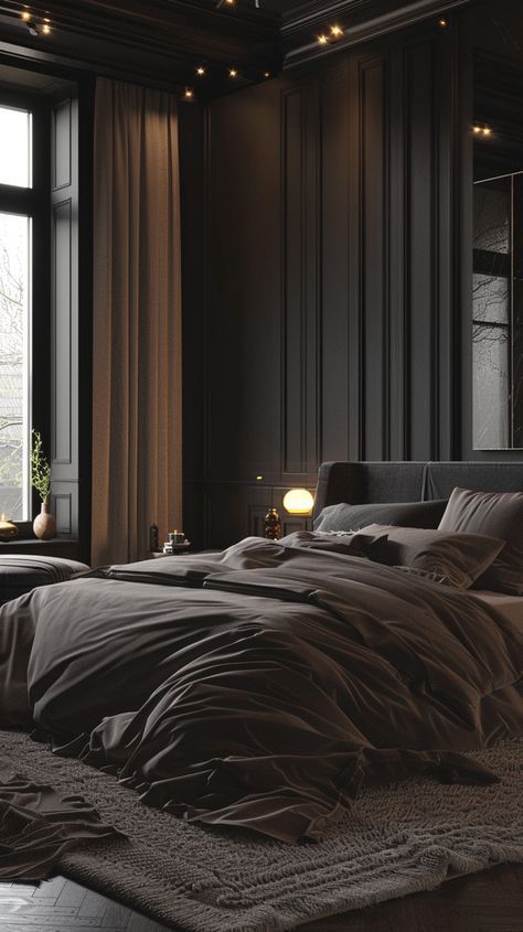 #HomeDecor

#InteriorDesign

#DIYHomeDecor

#HomeInspiration

#DecorIdeas

#ModernHome

#BohoDecor

#FarmhouseStyle

#MinimalistDecor

#VintageHome

#EcoFriendlyDecor

#RusticDecor

#SmallSpaceLiving

#ApartmentDecor

#HomeOrganization

#BudgetDecorating

#DIYProjects

#DecorTips

#ColorfulHome

#HomeRenovation Black Modern Bedroom, Dark Bedroom Aesthetic, Black And Grey Bedroom, Dark Gray Bedroom, Modern Bedroom Furniture Sets, Monochrome Bedroom, Feminine Bedroom, Dark Bedroom, Sleek Furniture