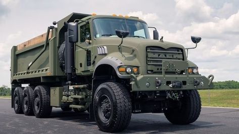 Mack Defense Delivers M917A3 Heavy Dump Trucks to U.S. Army | OEM Off-Highway Mack Dump Truck, Two Door Jeep Wrangler, Army Reserve, Military News, I Drive, Mack Trucks, Heavy Duty Truck, Army Vehicles, Dump Trucks