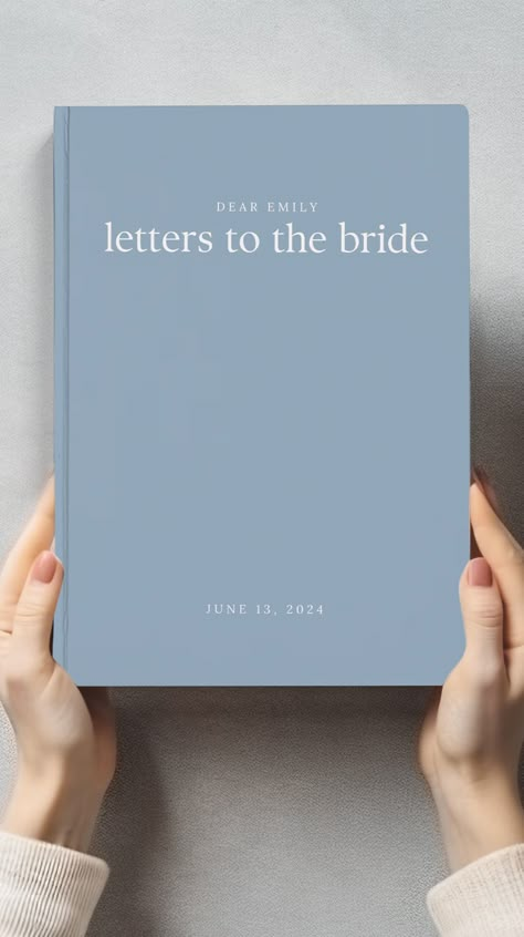 Something Blue Letters to the Bride Book Bridal Shower Gift From Bridal Party to Bride Keepsake Wedding Gift Bride Something Blue for Bride - Etsy Gift For The Bride From Bridesmaids, Something Blue Bridal Party, Something Blue Before I Do Shower Ideas, Blue Theme Bridal Shower Ideas, Bridal Shower Something Blue Theme, Something Old New Borrowed And Blue, Bride Gifts From Bridesmaid, Mother Of The Bride Gift Ideas, Bachelorette Gift Ideas For Bride