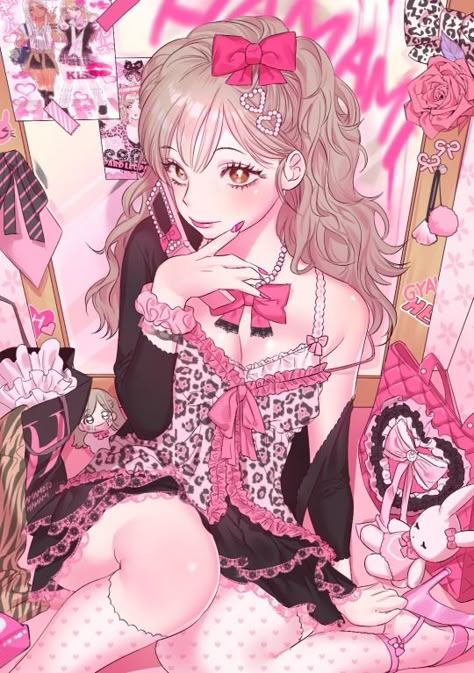 On Twitter, Twitter, Hair, Anime, Pink, Black