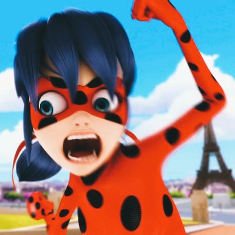 Ladybug making a funny face Funny Ladybug, Miraculous Memes, Miraculous Ladybug Memes, Funny Pix, Vines Funny Videos, Miraculous Ladybug Funny, Meme Faces, Really Funny Pictures, Funny Faces