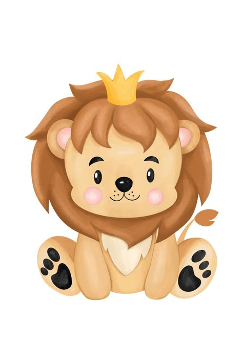 Jungle Decorations, Safari Baby Animals, Lion Birthday, Animal Baby Shower Theme, Diy Preschool, Idee Cricut, Minnie Mouse Bow, Birthday Party Theme Decorations, Baby Stickers