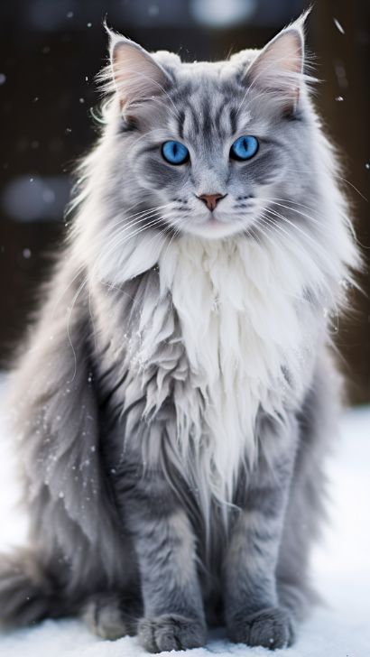 Norwegian Forest Cat Lifespan - How Long Do They Live? Average Norwegian Forest Cat Breed Life Expectancy - Complete Guide Norwegian Cat, Cat Allergies, Gorgeous Cats, Norwegian Forest, Forest Cat, Norwegian Forest Cat, Cat Breed, That Moment When, Warrior Cat