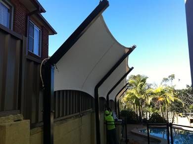 Pergolas Ideas, Shade Sail Installation, Small Pergola, Pool Shade, Privacy Shades, Cheap Pergola, Patio Privacy, Pergola Lighting, Shade Sails