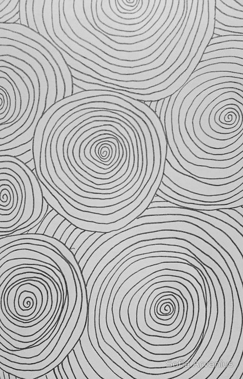 Spiral Doodle, Organic Lines Pattern, Spiral Doodles Patterns, Spiral Pattern Design, Organic Patterns, Spiral Wallpaper, Swirly Pattern, Spiral Photography, Spiral Illustration