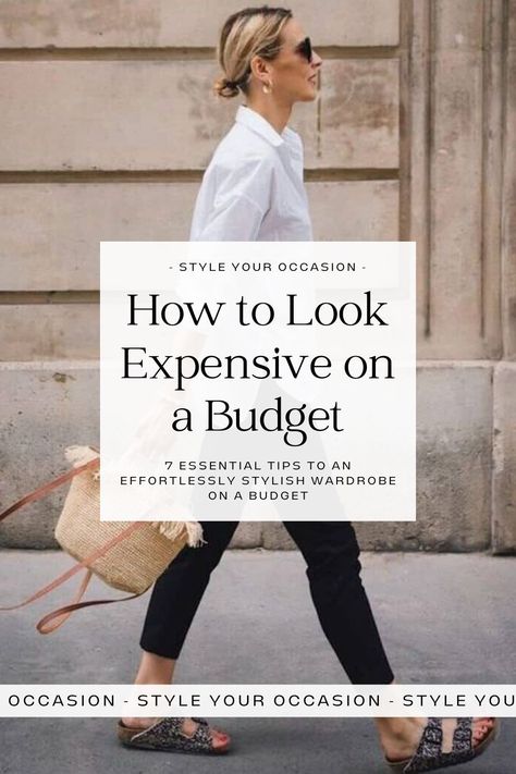 Look Expensive On A Budget, How To Look Expensive, Chique Outfit, Mode Tips, Look Expensive, Chique Outfits, Casual Chique, Effortless Outfit, How To Look Rich