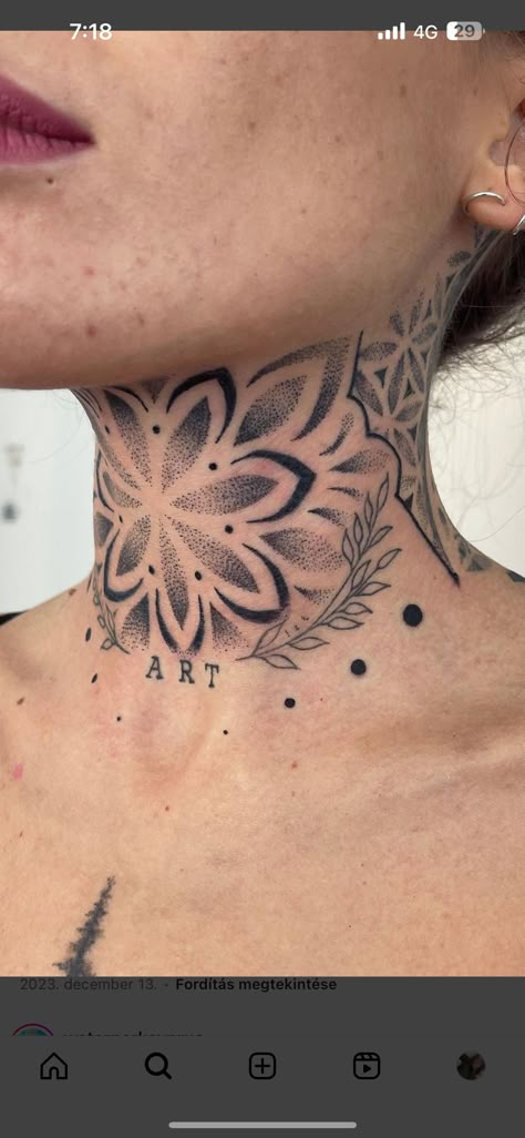 Subtle Throat Tattoo, Women's Throat Tattoos, Neck And Chin Tattoos, Cute Throat Tattoos For Women, Feminine Neck Tattoos Simple, Hope Neck Tattoo, Throat Piece Tattoo, Women’s Word Neck Tattoo, Elegant Neck Tattoo