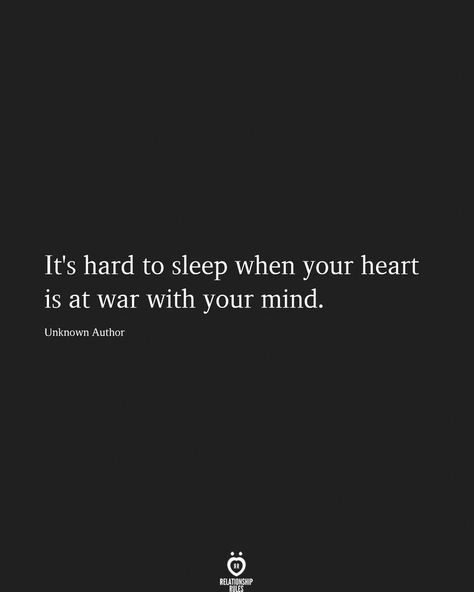 You want to sleep, but your heart doesn't. Hard Quotes, Quotes Deep Feelings, Thought Quotes, Deep Thought, Heart Quotes, Mindfulness Quotes, My Feelings, Deep Quotes, Deep Thought Quotes