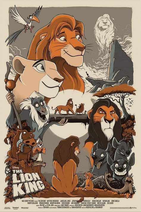 Caw Art, Bell Illustration, Lion King Poster, Lion King 1994, King Drawing, Deco Disney, Lion King Drawings, The Lion King Movie, Lion King Pictures