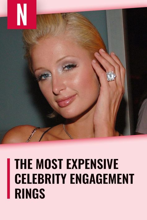 See which stars wear massive engagement rings and how much their partner reportedly shelled out for the bling. #Celebs #CelebrityCouples Massive Engagement Rings, Most Expensive Engagement Ring, Expensive Engagement Rings, Celebrity Rings, Engagement Celebration, Celebrity Engagement Rings, Most Expensive, Celebrity Couples, Swift