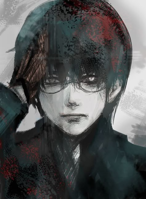 Black Reaper Kaneki, Kaneki Fanart, Pp Cool, Painting Lighting, Arima Kishou, One Eyed King, Tokyo Ghul, Haise Sasaki, Art Collab