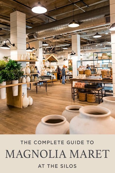 Guide to Magnolia Market at the Silos Silos Magnolia Market, Silos Magnolia, Magnolia Store, Magnolia Market Waco, Magnolia Market Joanna Gaines, Store Shelves Design, Chip And Jo, Magnolia Farms, Store Design Boutique